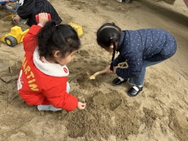 [바깥놀이] 모래놀이를 해요